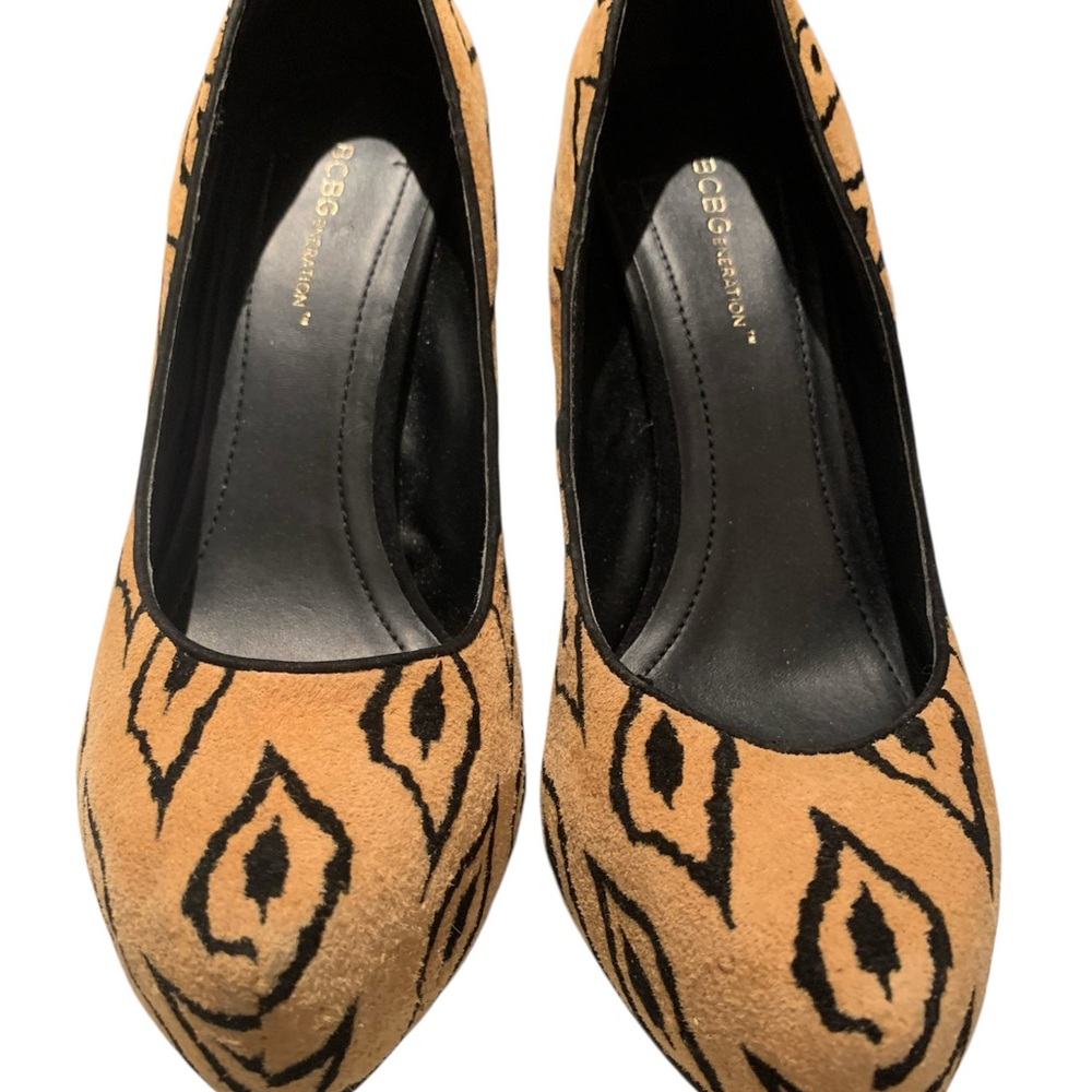 Bcbgeneration Aztec-Inspired Heelsexcellent Condi… - image 3